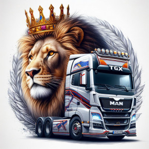 Sticker Auto MAN TGX M1