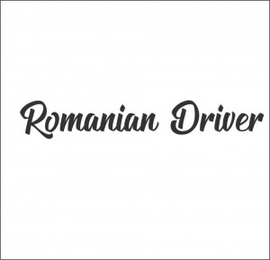 Sticker Auto Romanian Driver
