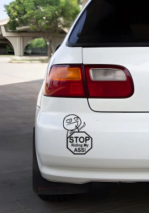 Sticker Auto Monster Face 1