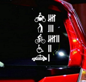 Sticker Autocolant Black List