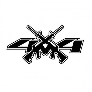 Sticker Off Road 4x4 Arme