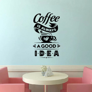 Sticker Perete Coffee Idea