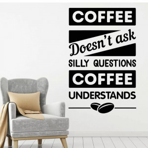 Sticker Perete Coffee M2