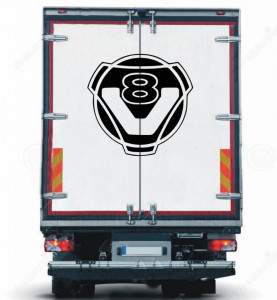 Sticker remorca/semiremorca Scania 1