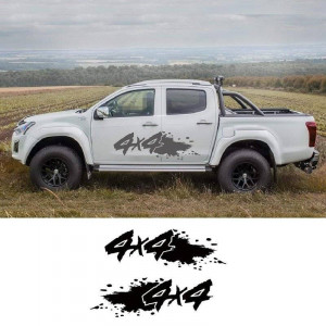 Set 2 buc Stickere Autocolante 4x4 Off Road Mud 60 cm