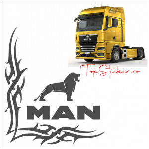 Set 2 buc stickere geamuri laterale Man