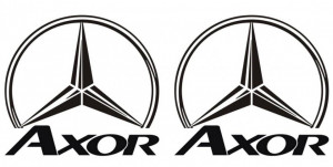 Set 2 buc stickere Mercedes Axor 45 cm
