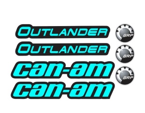 Set 7 Stickere ATV Can Am Outlander BRP - Img 3