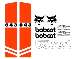 Set Stickere Autocolante Bobcat 843