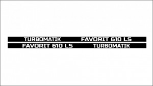 Set Stickere Autocolante Favorit 610 LS Turbomatik