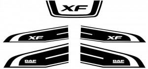 Set Stickere Daf XF New Design - Img 2