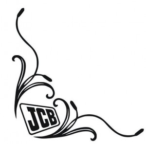 Set Stickere Geamuri JCB