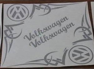 Set Stickere Geamuri Laterale Volkswagen