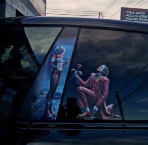 Set Stickere Joker si Harley Quinn Stalp + Geam