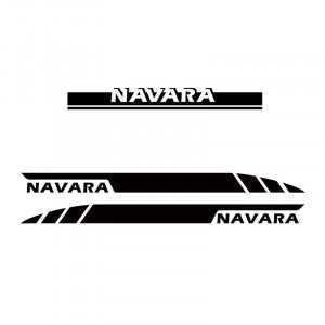 Set Stickere Laterale si capota Nissan Navara - Img 5