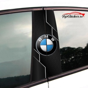 Set Stickere Stalpi Usi BMW Logo