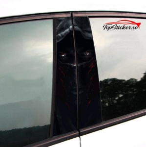 Set Stickere Stalpi Usi Dark Face
