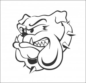 Sticker Auto Bulldog