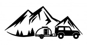 Sticker Auto Camping