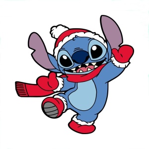 Sticker Auto color Stitch Craciun