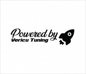 Sticker Auto Powered by Vericu Tuning