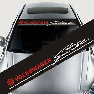 Sticker Parasolar cu fond Volkswagen