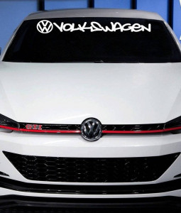 Sticker parbriz Volkswagen
