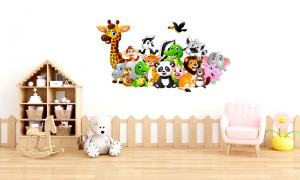 Sticker Perete Animale Jungla - Img 2