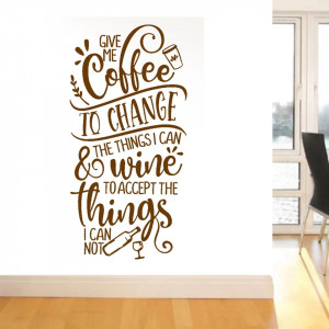 Sticker Perete Coffee M3