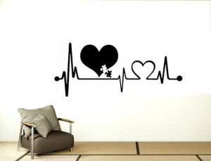 Sticker Perete Love Pulse