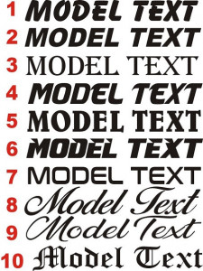 Autocolant Sticker Text Personalizat