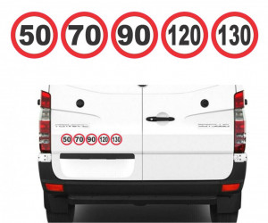 Autocolante Limite Viteza 50 70 90 120 130