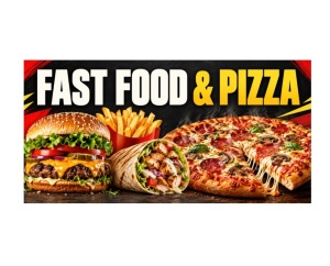 Banner Publicitar Fast Food si Pizza