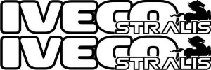 Set 2 buc Stickere Autocolante IVECO STRALIS - 60 cm