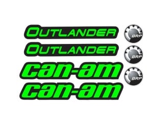 Set 7 Stickere ATV Can Am Outlander BRP - Img 4