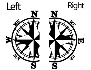 Set Stickere Auto Busola Compass 1