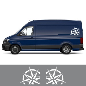 Set Stickere Auto Busola Compass M1(2 buc) - Img 3