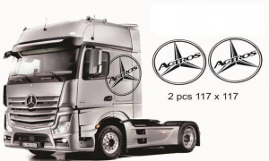 Set stickere cabina Mercedes-Benz Actros