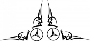 Set stickere Geamuri laterale Mercedes-Benz Sprinter Vito Viano Actros Atego