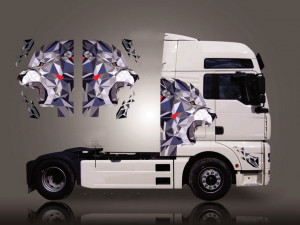 Set stickere MAN Lion Edition TGX TGA - Img 2