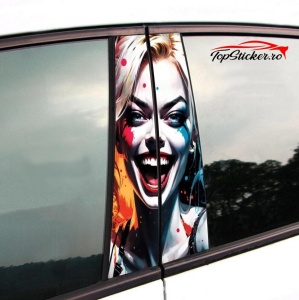 Set Stickere Stalpi Usi Harley Quinn M1