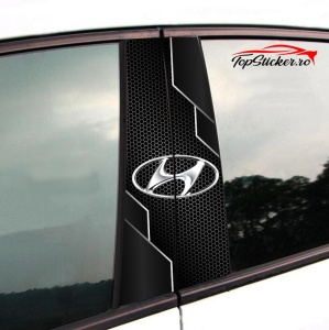 Set Stickere Stalpi Usi Hyundai
