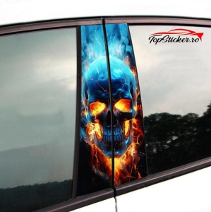 Set Stickere Stalpi Usi Squll Flames