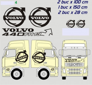 Set Stickere Volvo FH 440 Laterale + Masca