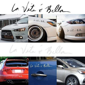 Sticker Auto La vita e bella