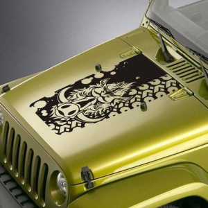 Sticker Auto Off Road Capota Mistret Urma Cauciuc