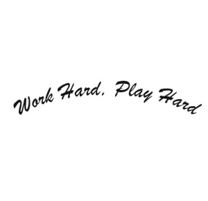 Sticker Auto Work Hard Play Hard