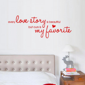 Sticker Perete Love Story