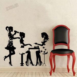 Sticker Perete Salon Înfrumusețare M3