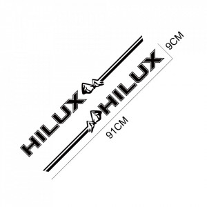 Stickere auto Laterale Toyota Hilux Mountain(Set 2 buc) - Img 3